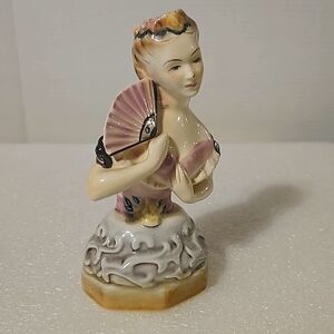 Vintage Goldscheider Victorian lady Porcelain Bust figurine NO. 826